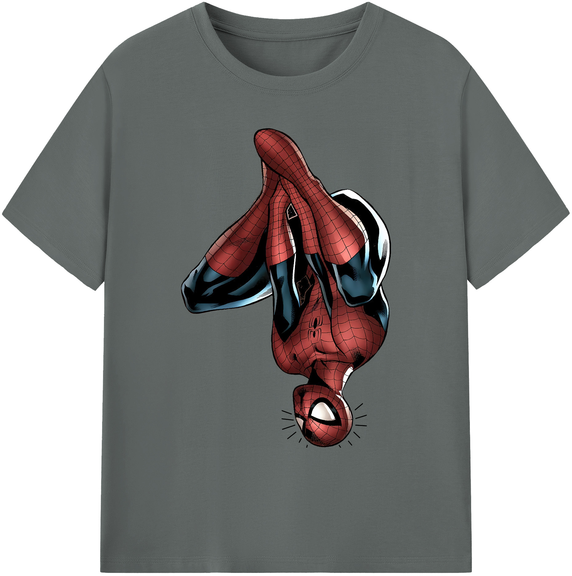 （画像用） Spider Man スパイダーマン 綿100％ メンズ半袖Tシャツ｜肌触りやわらか＆通気性